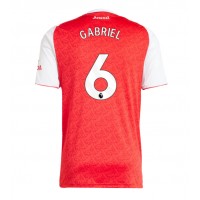 Arsenal Gabriel Magalhaes #6 Domáci futbalový dres 2025-26 Krátky Rukáv